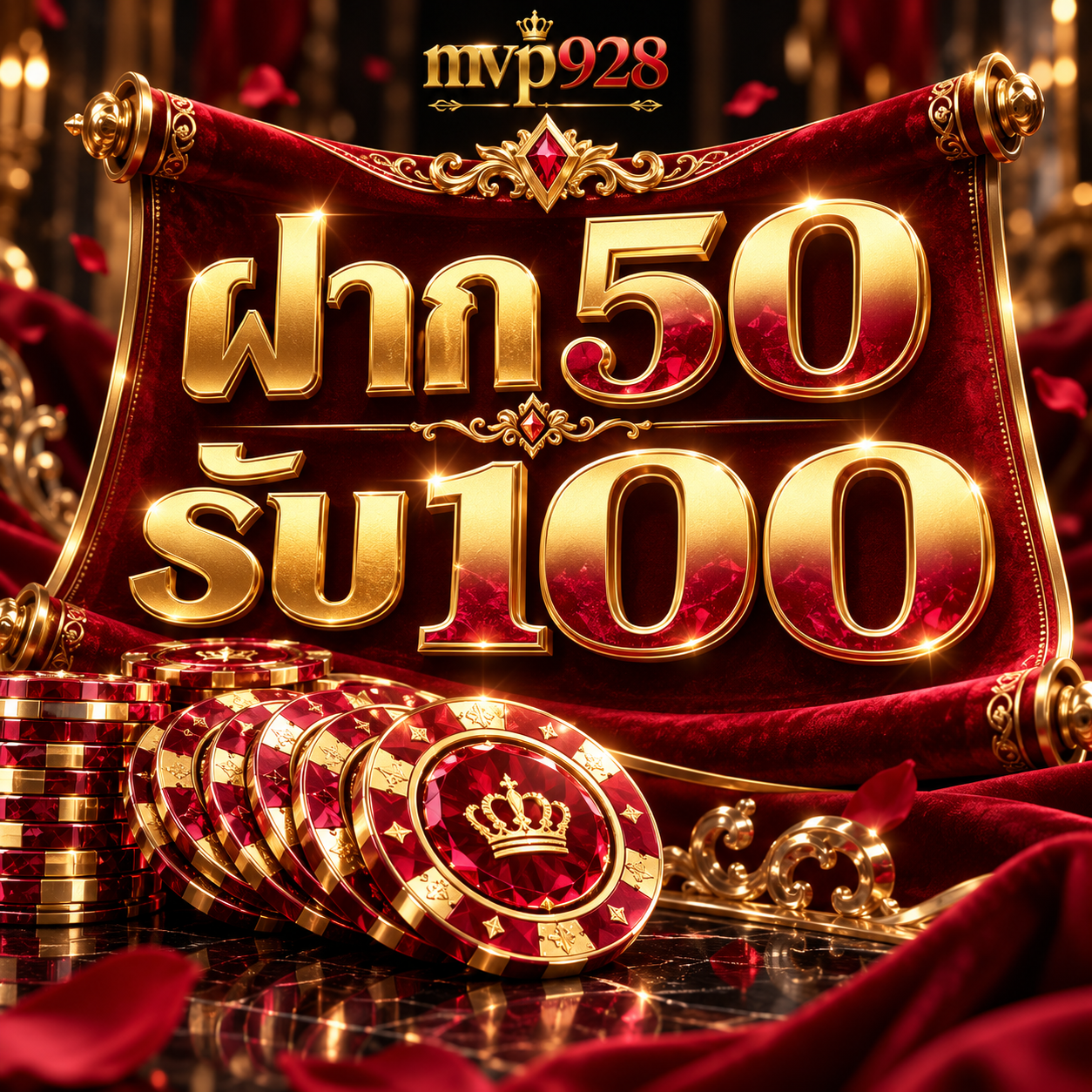 โปรโมชั่น mvp928 ฝาก 50 รับ 100